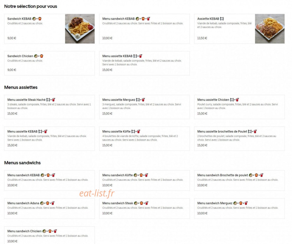Grill Istanbul — carte page 1
