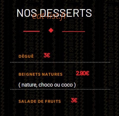 Kem’Eat — carte page 8