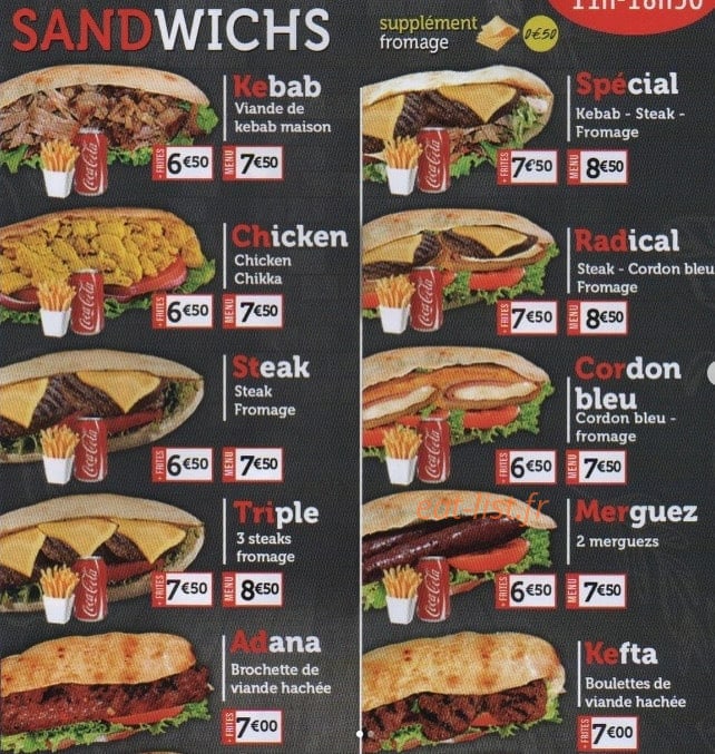 Keyff kebab — carte page 2