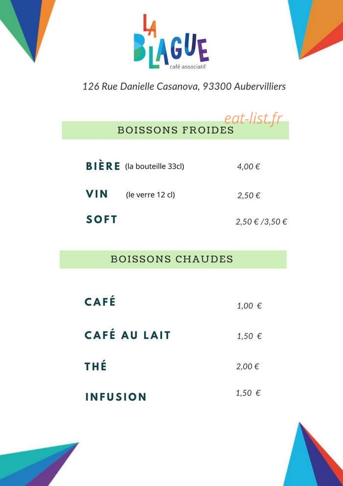 La Blague — carte page 1
