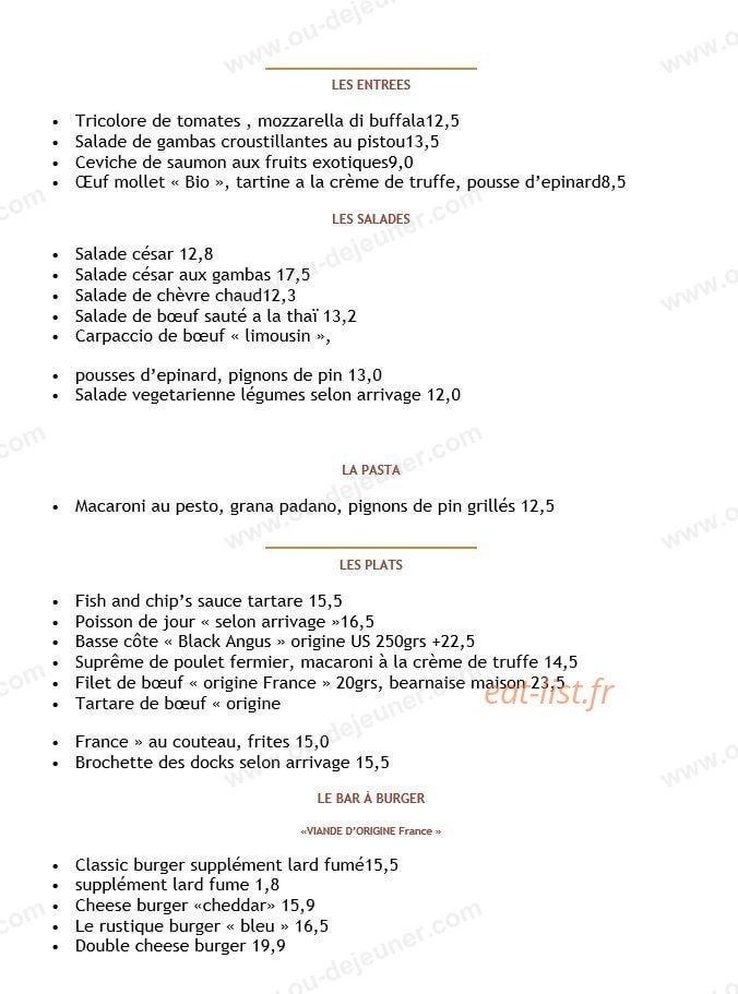 Les Docks — carte page 3