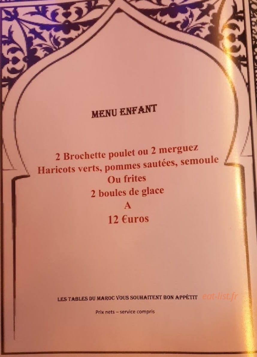 Les Tables du Maroc — carte page 4