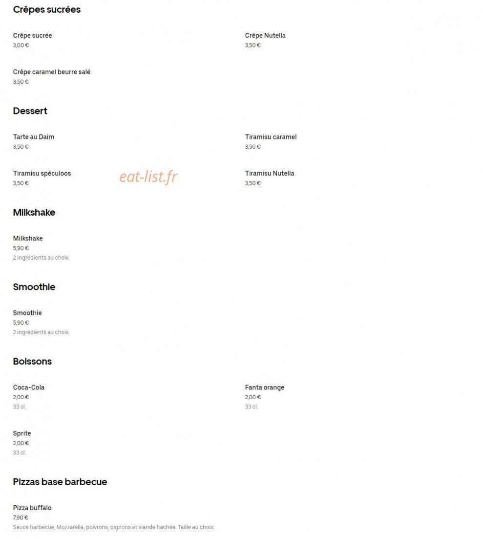 My Food — carte page 5