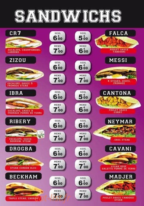 N 10 burger — carte page 3