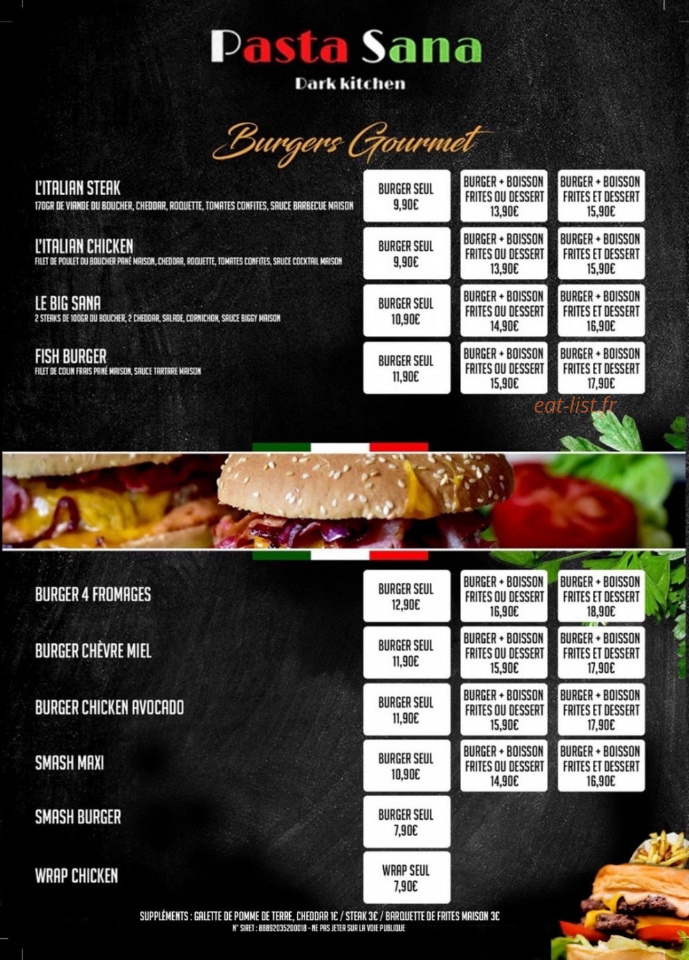Pasta Sana — carte page 4