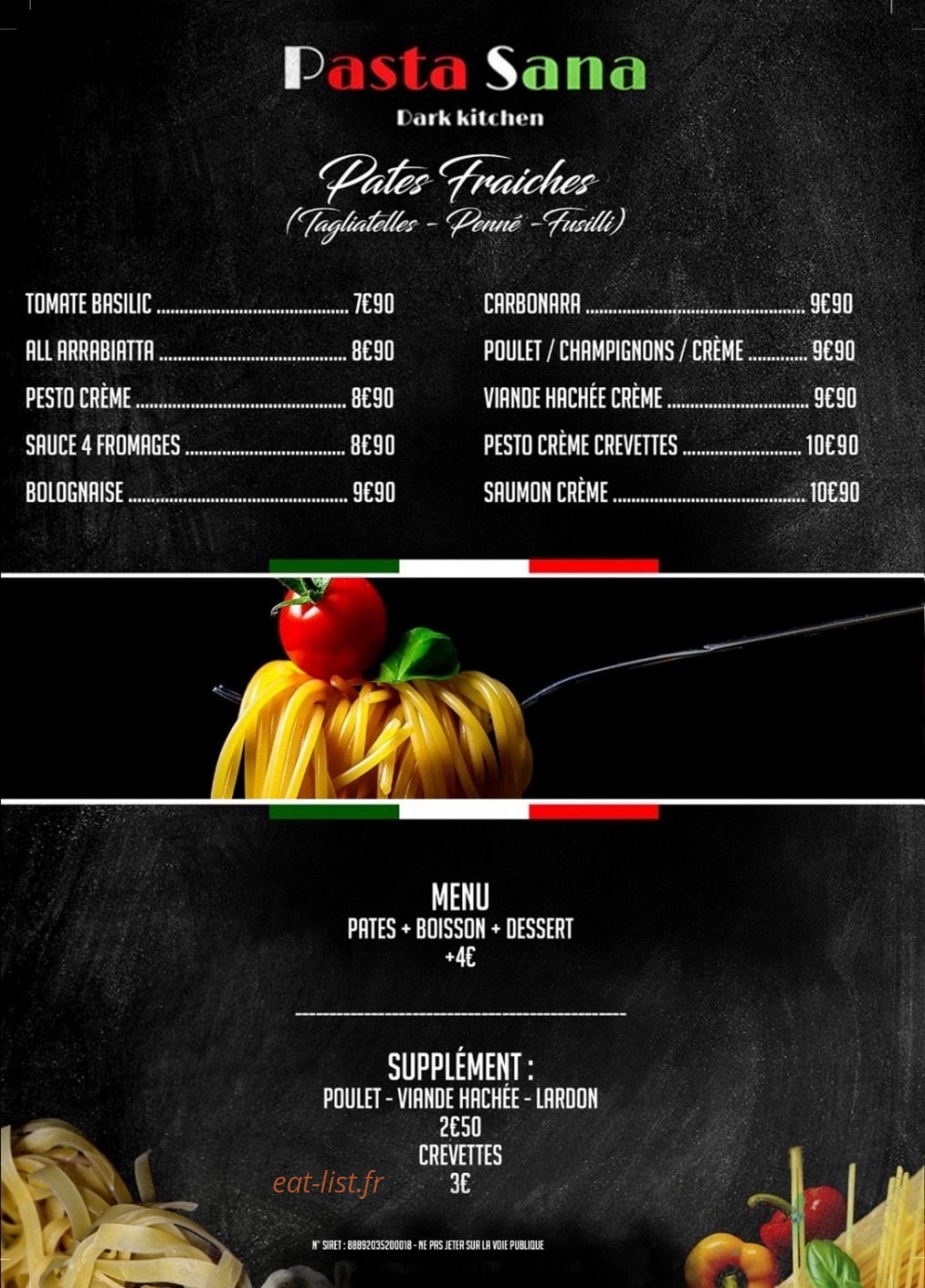 Pasta Sana — carte page 5