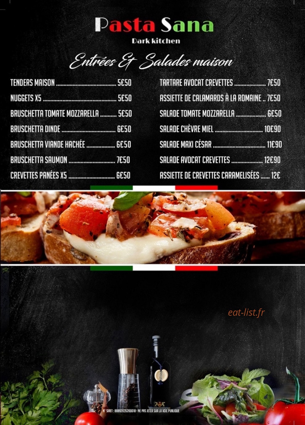 Pasta Sana — carte page 2