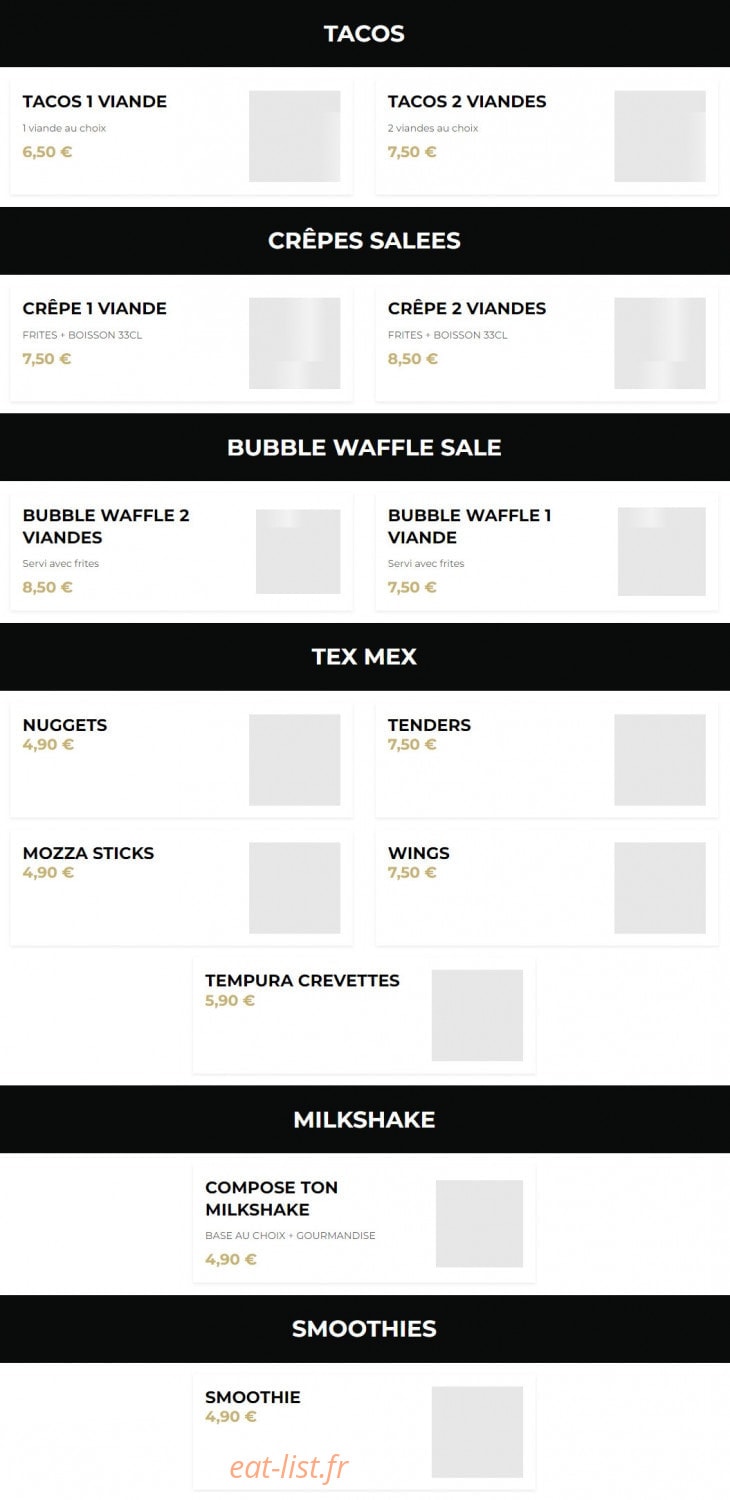 Ranch Burger — carte page 5