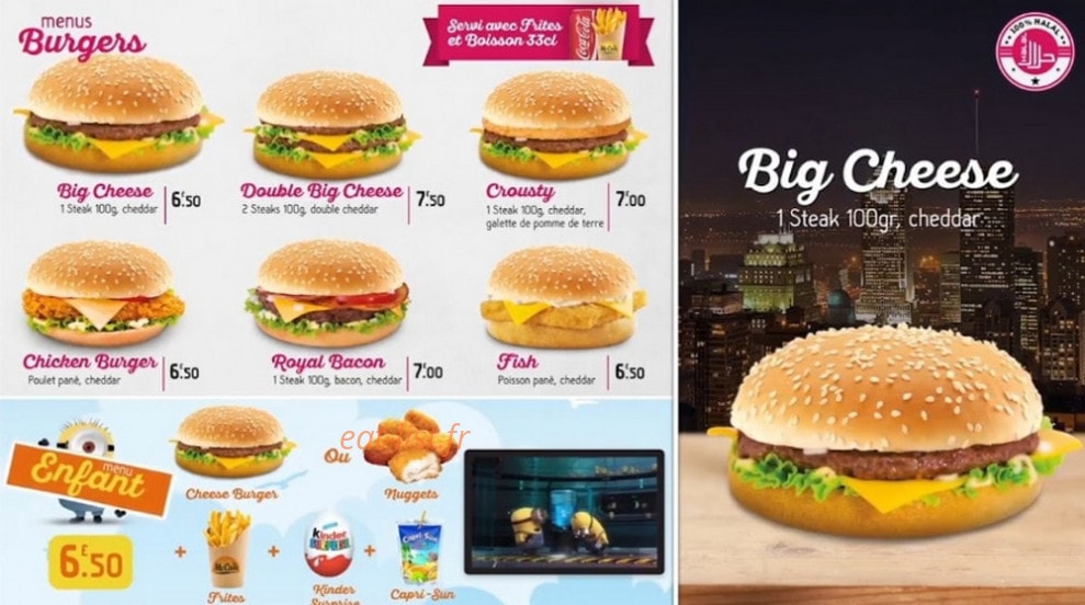 Carte et menu de The Food House à Aubervilliers — Les burgers