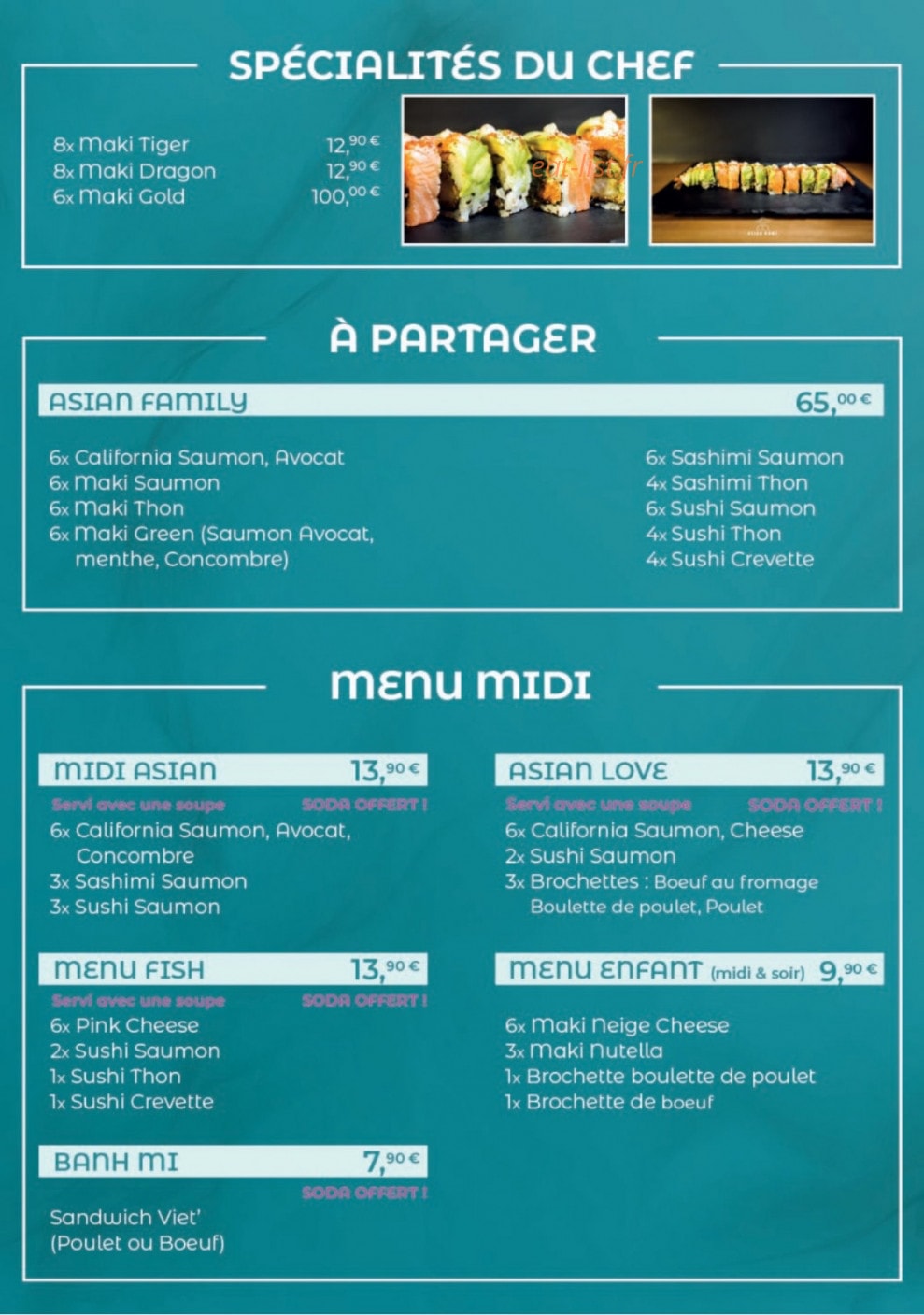 Asian Home — carte page 5
