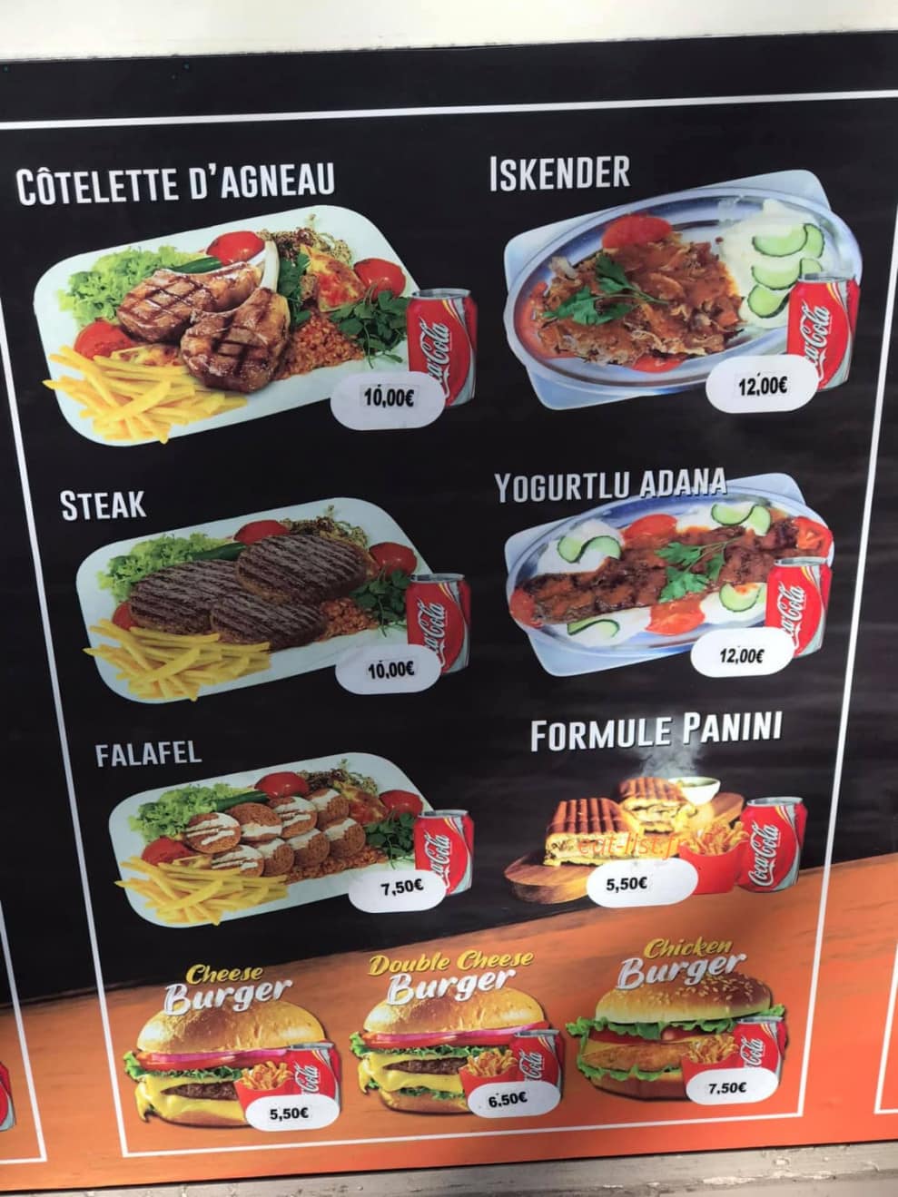 Restaurant Istanbul Chez memet — carte page 3