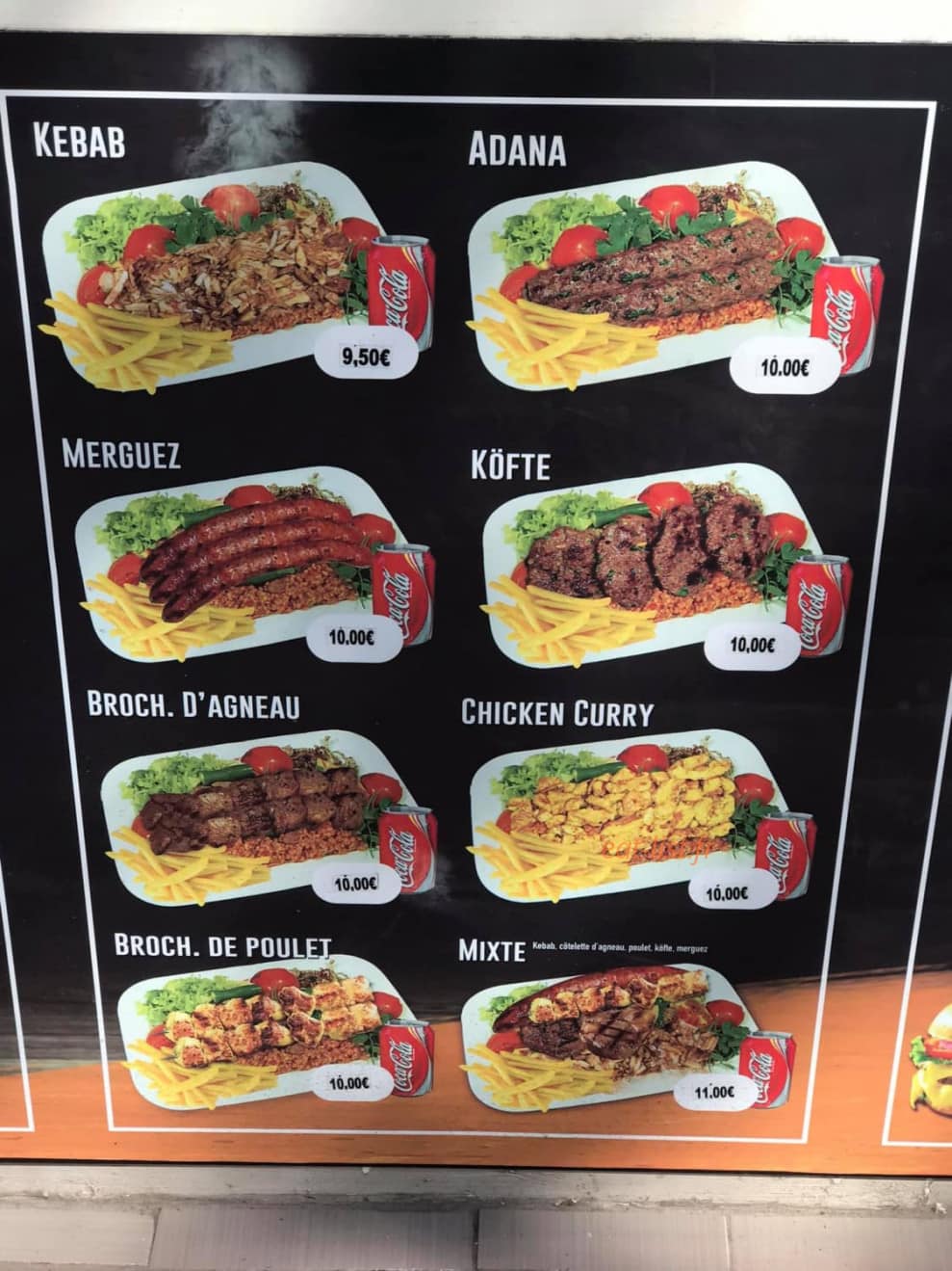 Restaurant Istanbul Chez memet — carte page 2