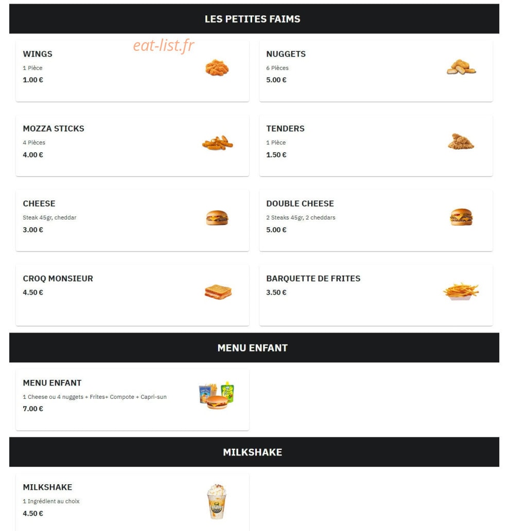 Balkan food — carte page 4