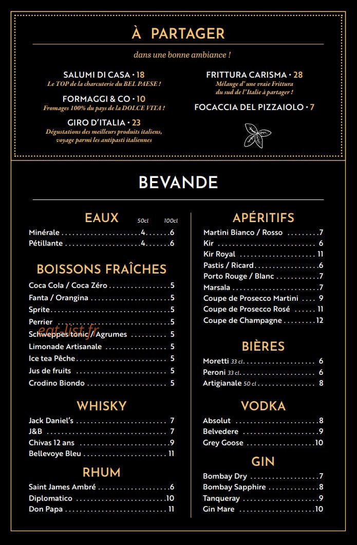 Carisma — carte page 3