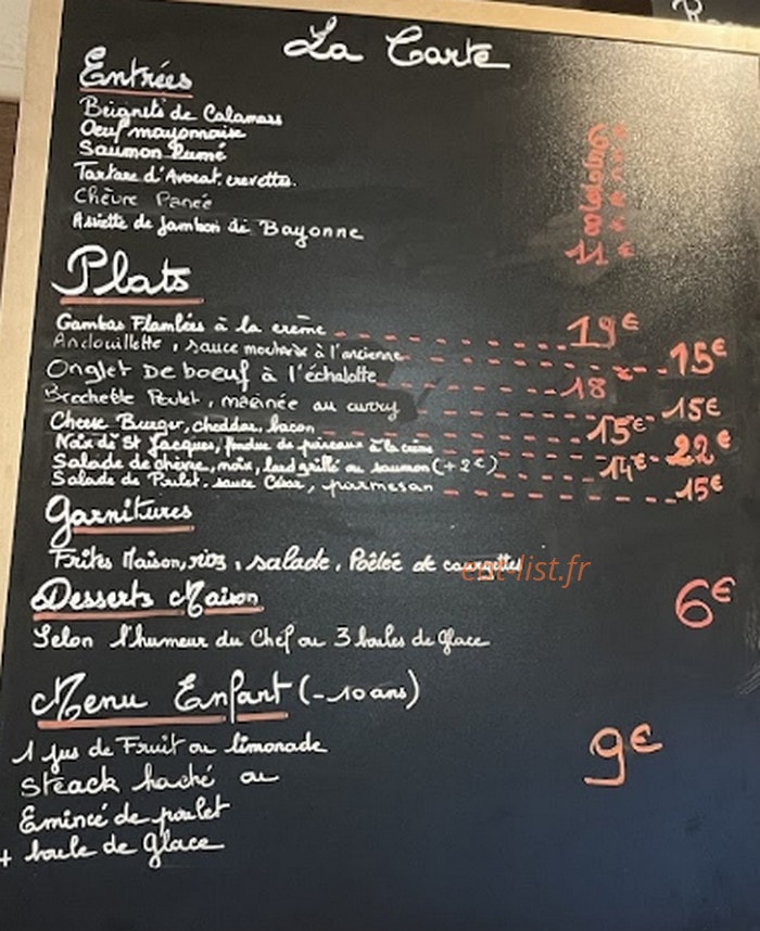 Chez Romain — carte page 1