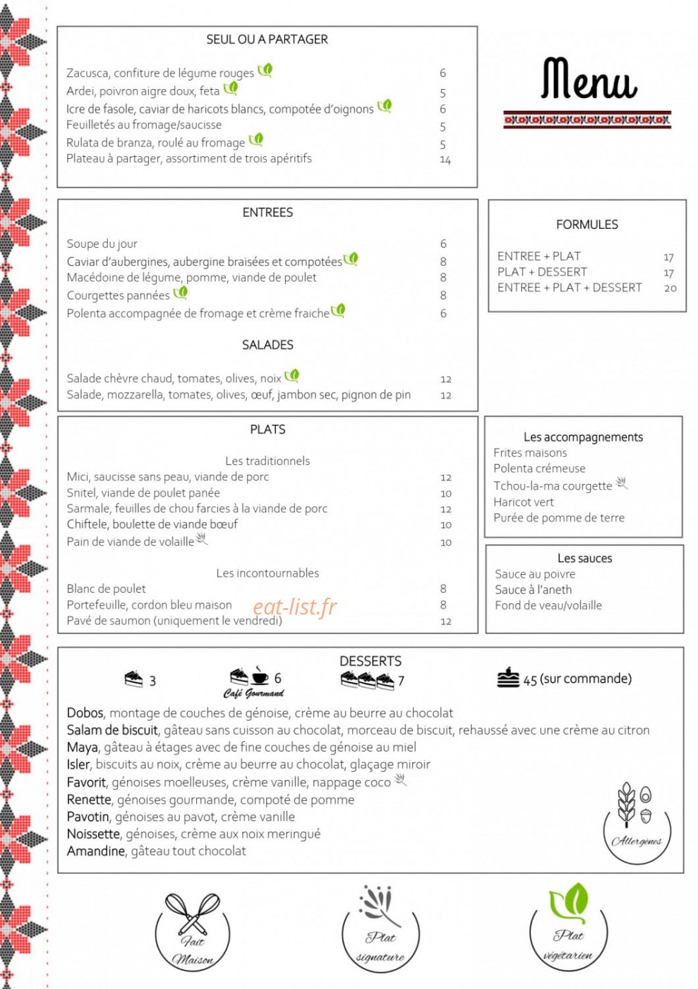 Favorit — carte page 1