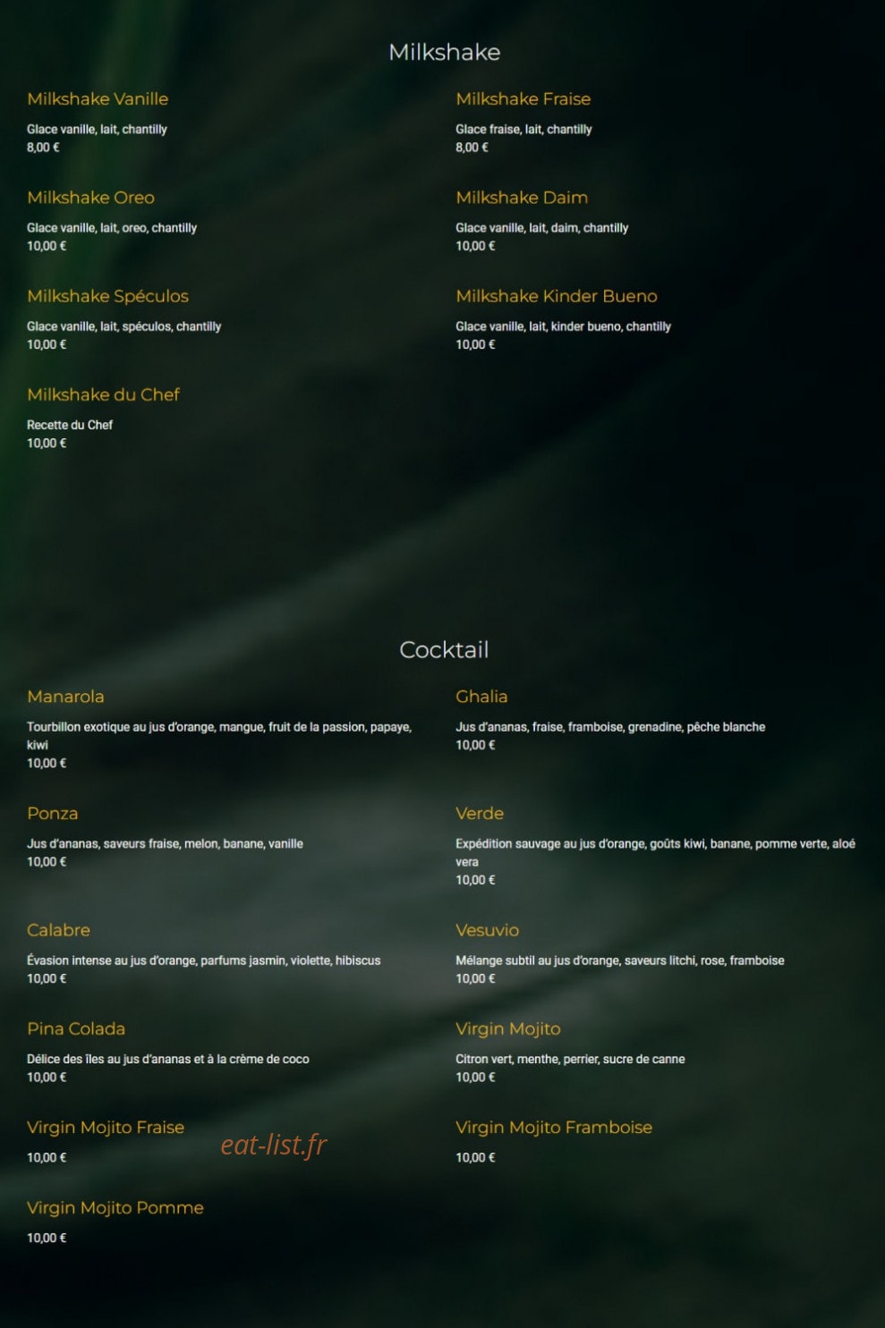 Ghalia Paris — carte page 5