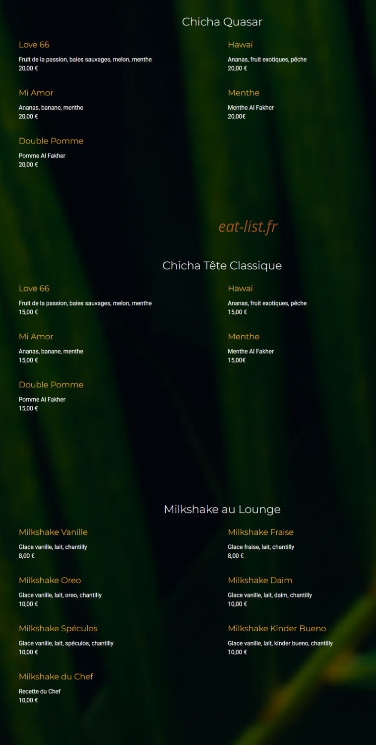 Ghalia Paris — carte page 8