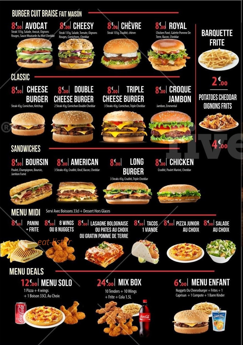 L’as pizza — carte page 5