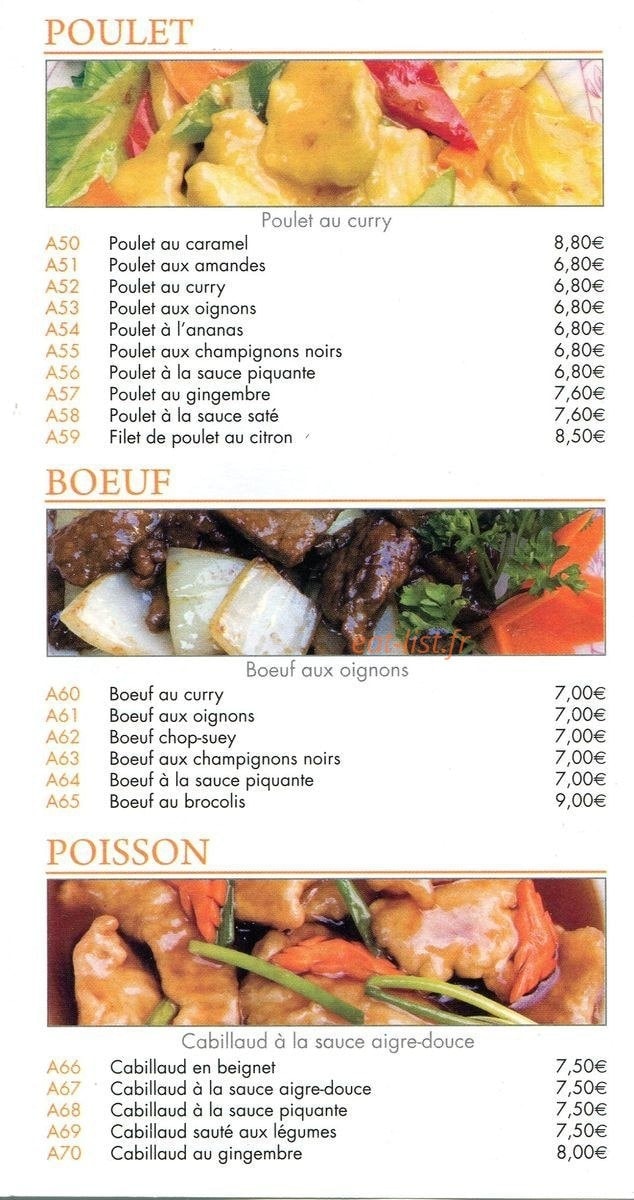 Le Mandarin — carte page 4