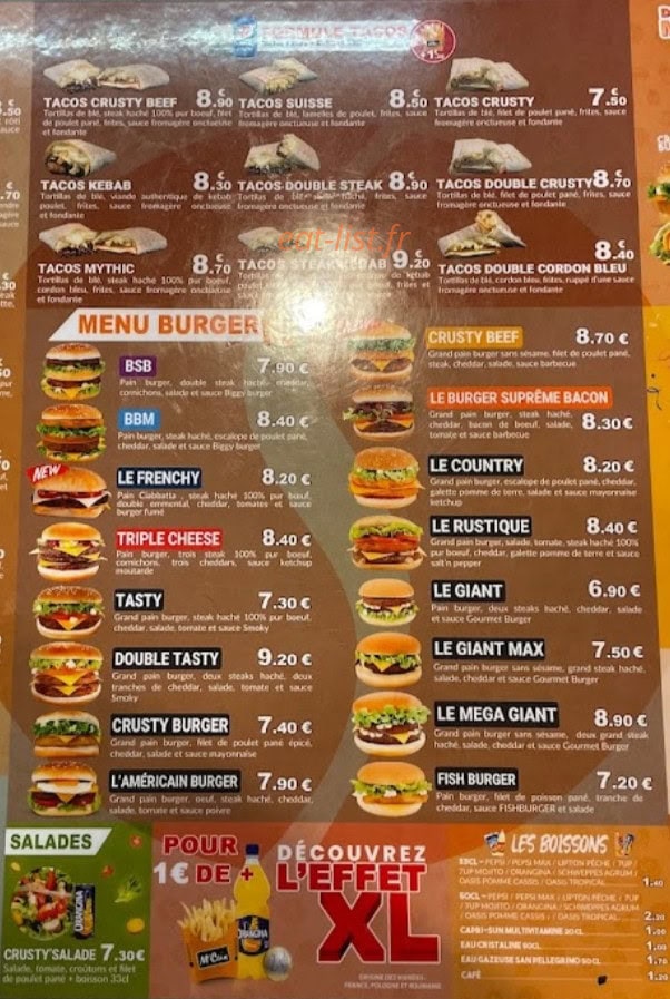 Le Special — carte page 2