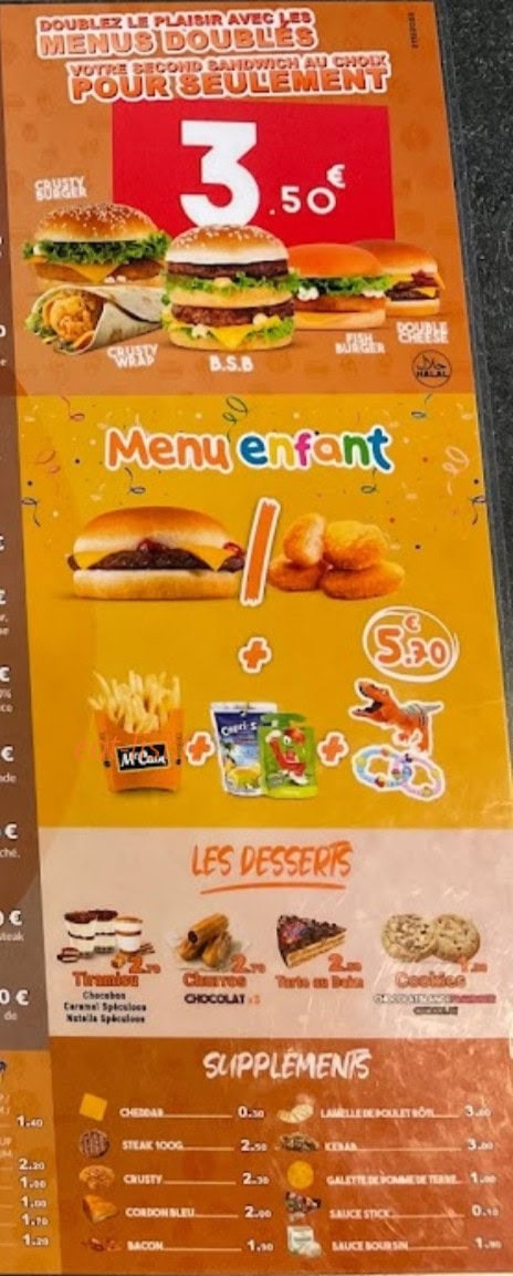 Le Special — carte page 3