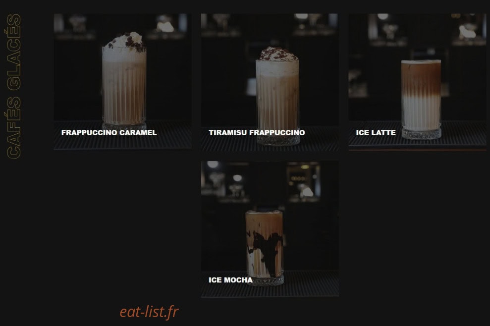 Carte et menu de Mara Steakhouse à Les Pavillons Sous Bois — Les cafés glaces