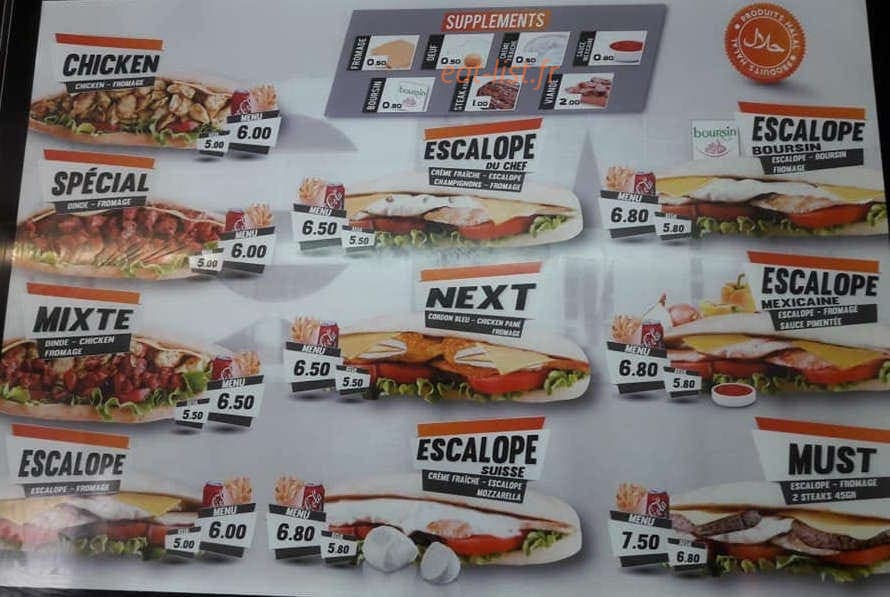 Street Burger — carte page 4