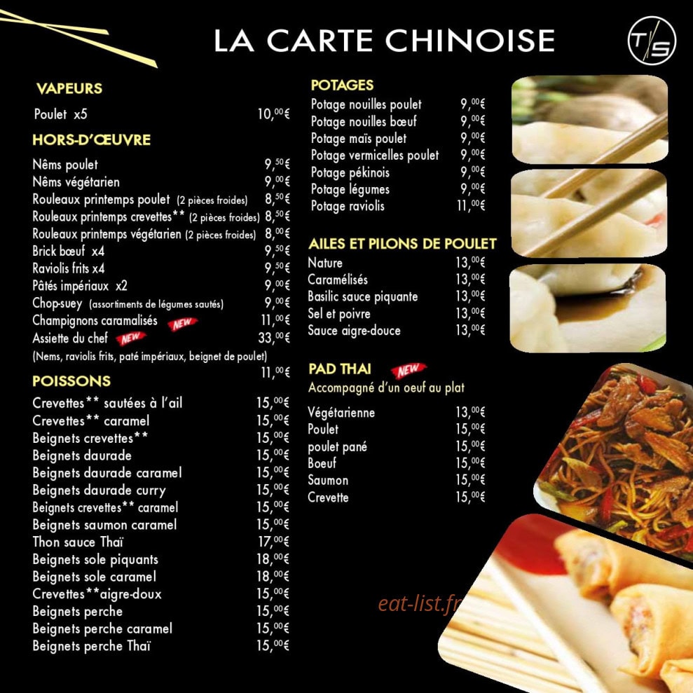 Thai Sushi — carte page 9