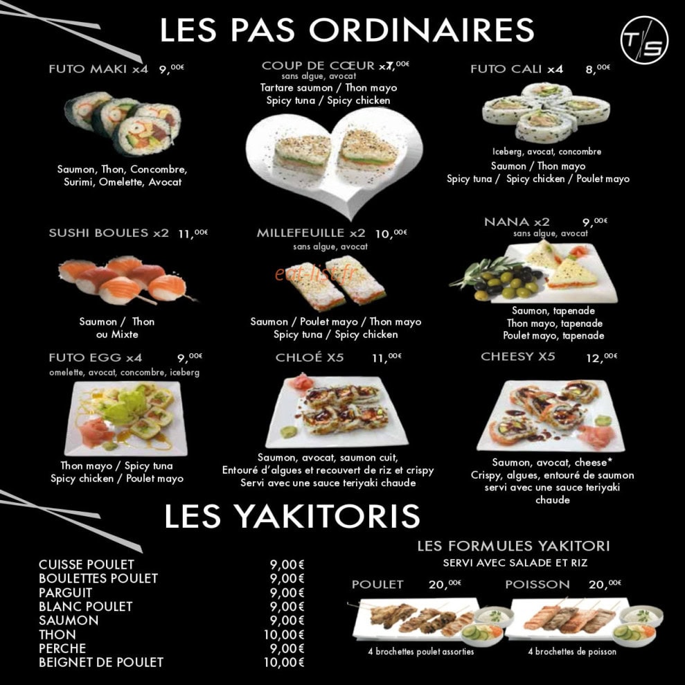 Thai Sushi — carte page 8