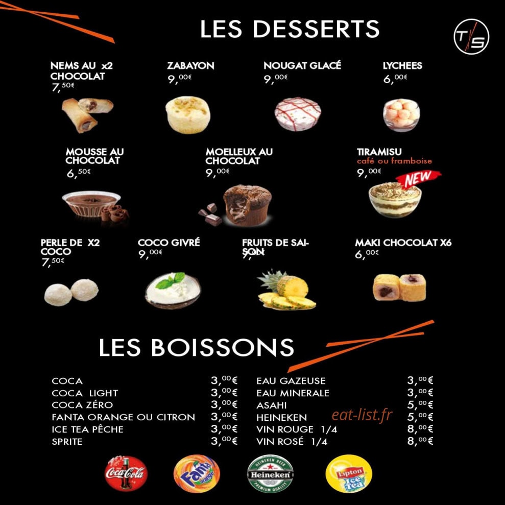 Thai Sushi — carte page 11