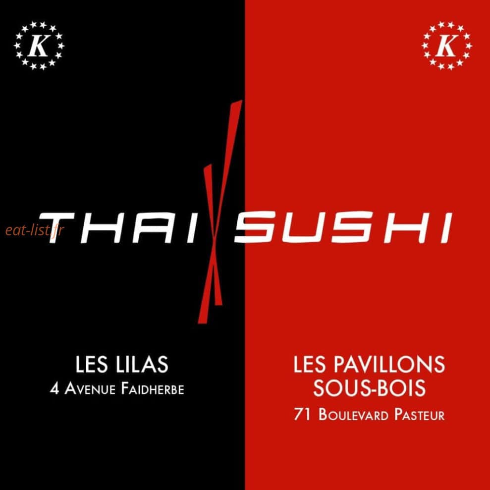 Thai Sushi — carte page 1