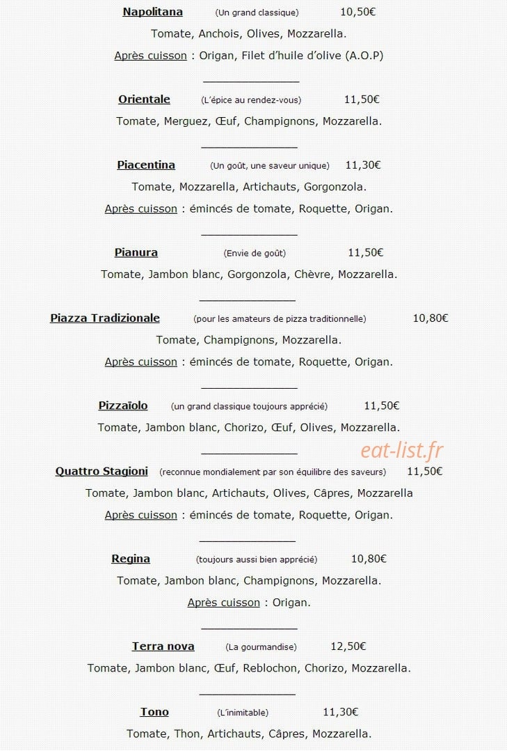 A Toutes Faims — carte page 2