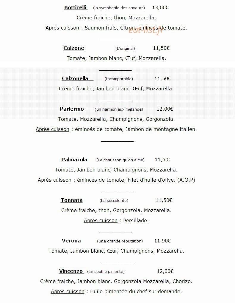 A Toutes Faims — carte page 4