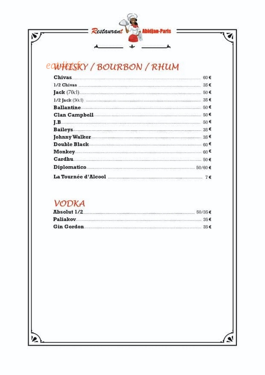 Abidjan Paris — carte page 4