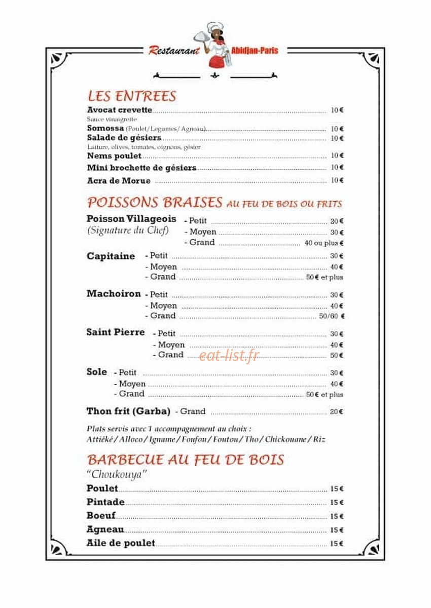 Abidjan Paris — carte page 1