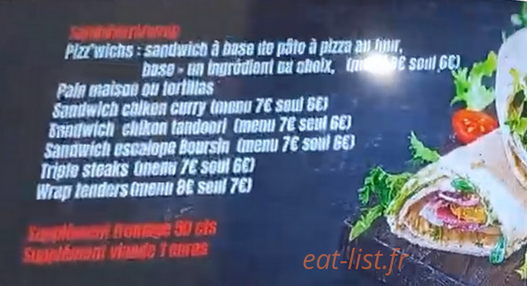 Burger of city — carte page 1