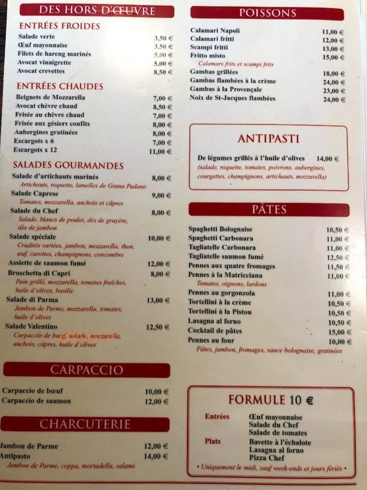 Casa Valentino — carte page 2