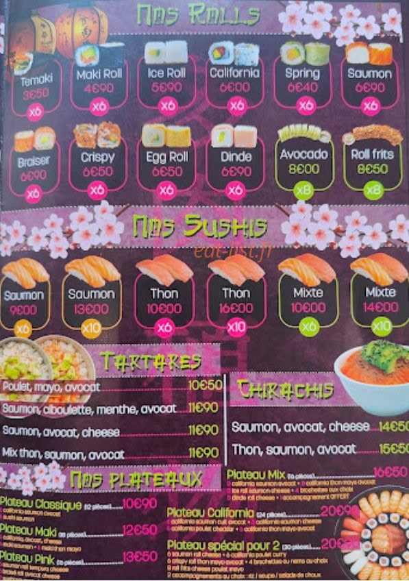 Jap's Thaïm — carte page 2