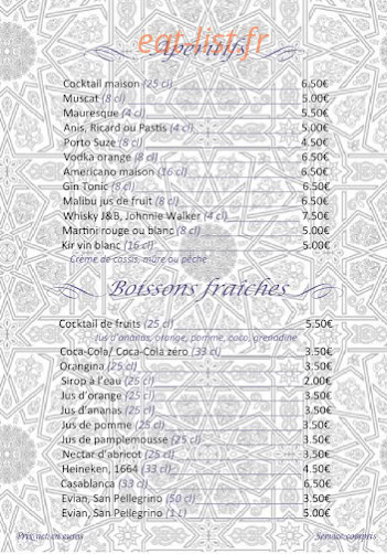 L'orientine — carte page 2