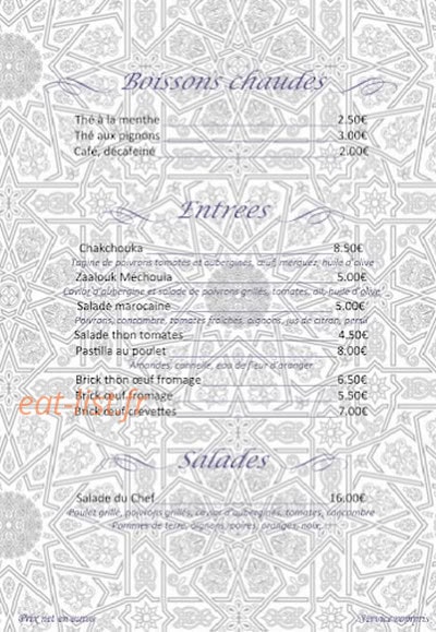L'orientine — carte page 5
