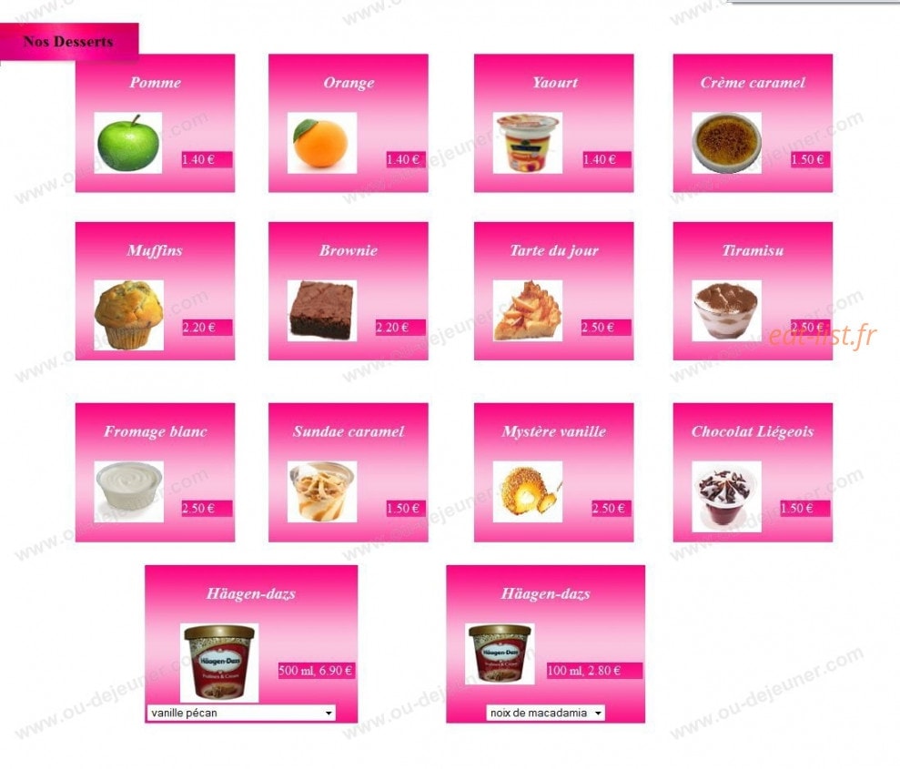Pizza Expres — carte page 9