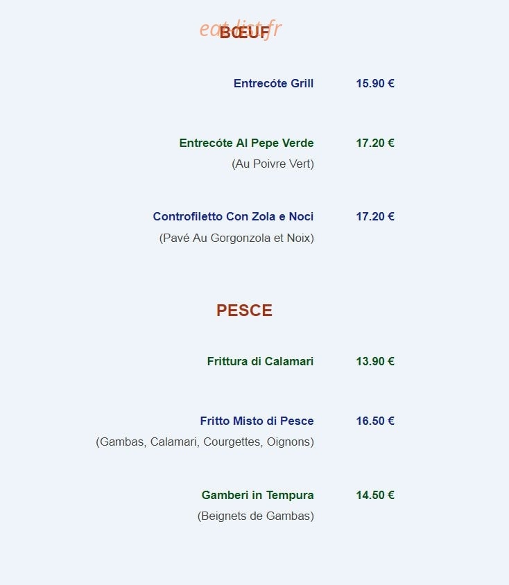 Ristorante Pizzeria Doni — carte page 5