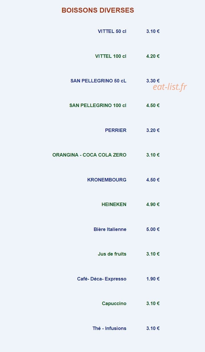 Ristorante Pizzeria Doni — carte page 2