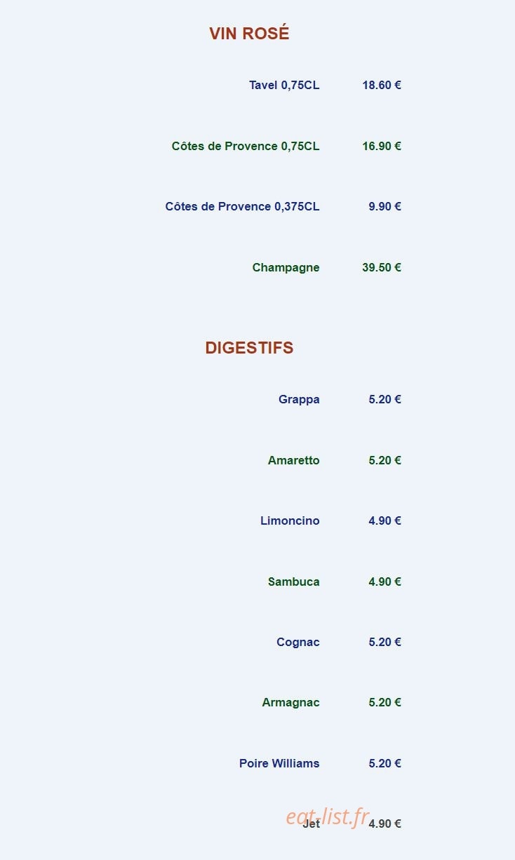 Ristorante Pizzeria Doni — carte page 12