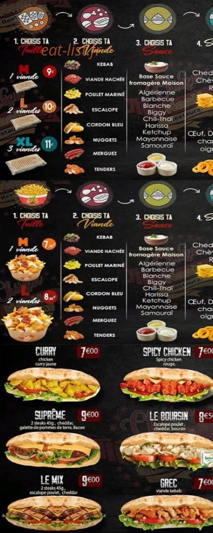 Chiken Naan — carte page 3