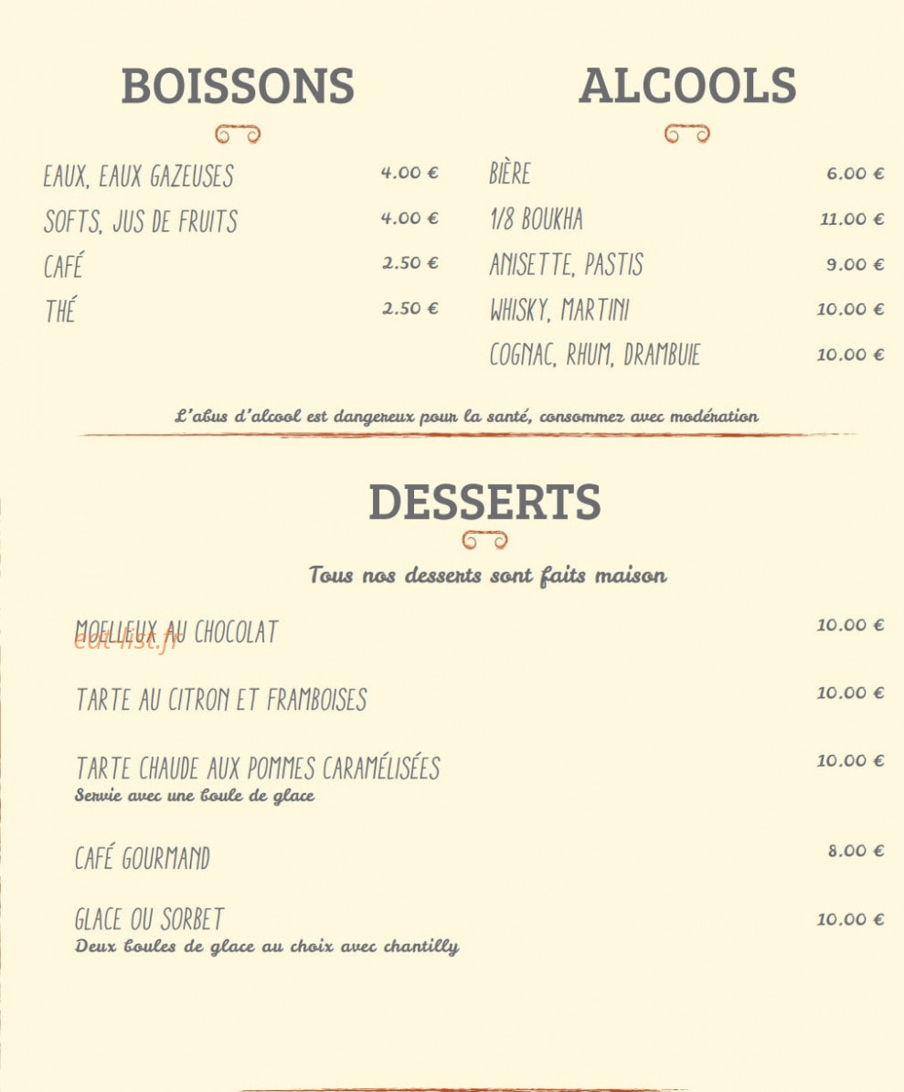 Côte à Côtes — carte page 2