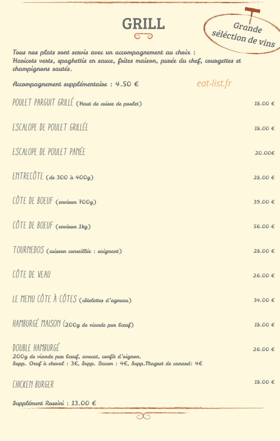 Côte à Côtes — carte page 4