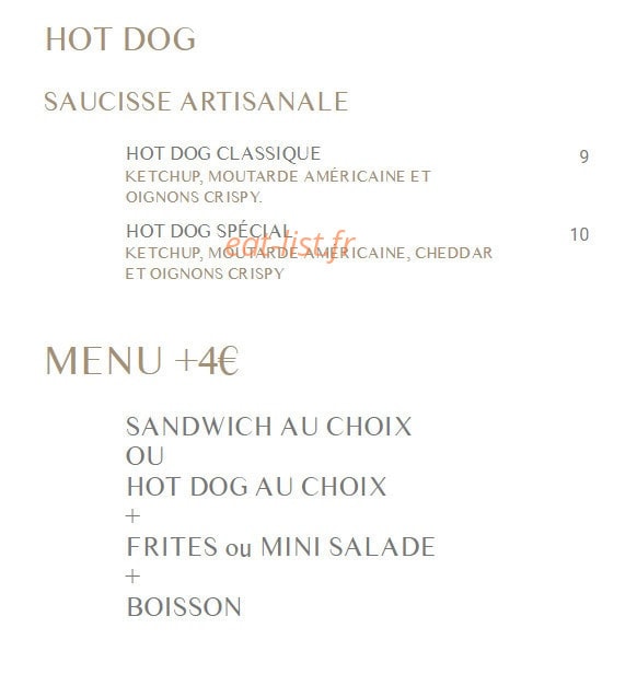 Grill bar — carte page 5