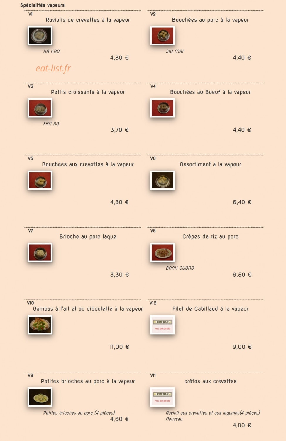 Kim San — carte page 17